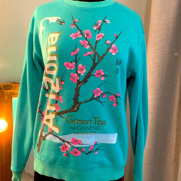 Arizona Tea turquoise sweater - Picture 1 of 6